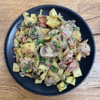 Schiffchuchi - Champignon-Kartoffelsalat (kleine Box)