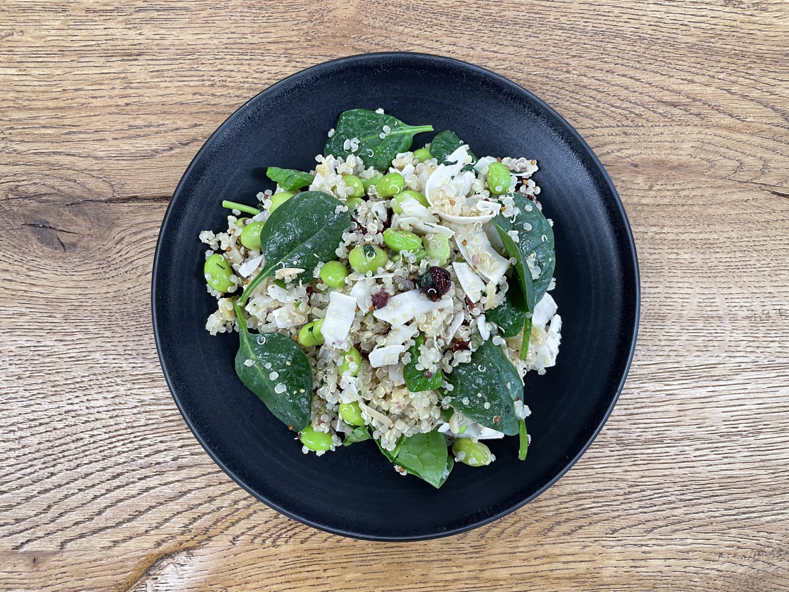 Kokos-Quinoa-Salat mit Federkohl / vegan (kleine Box)