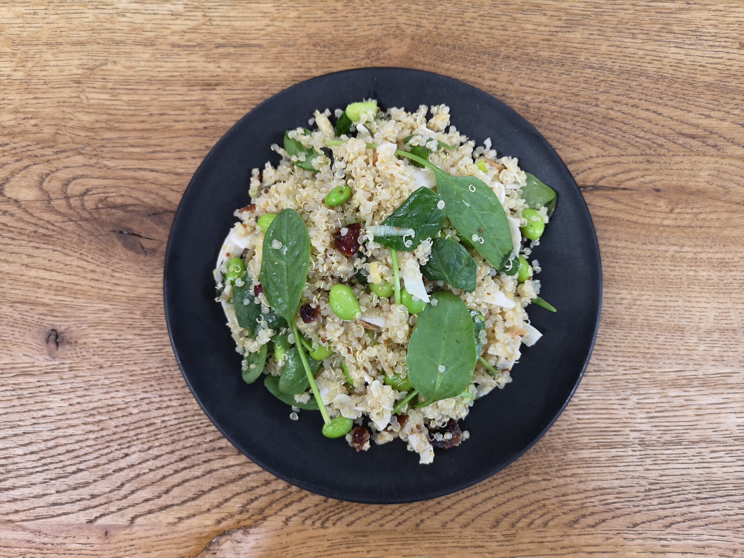 Kokos-Quinoa-Salat mit Edamame / vegan (kleine Box)