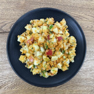 Schiffchuchi - roter Linsen-Apfel Salat / vegan (kleine Box)
