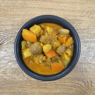 Schiffchuchi - Kürbis-Marroni Gulasch (vegetarisch)