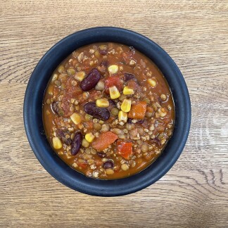 Schiffchuchi - Chili sin Carne mit plant based Ghackets / vegan